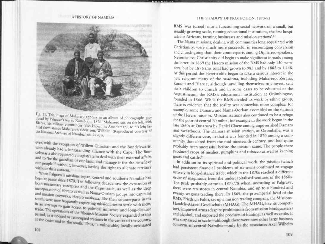 Jonker Afrikaner and the political landscape of southern and central Namibia in the mid-nineteenth century