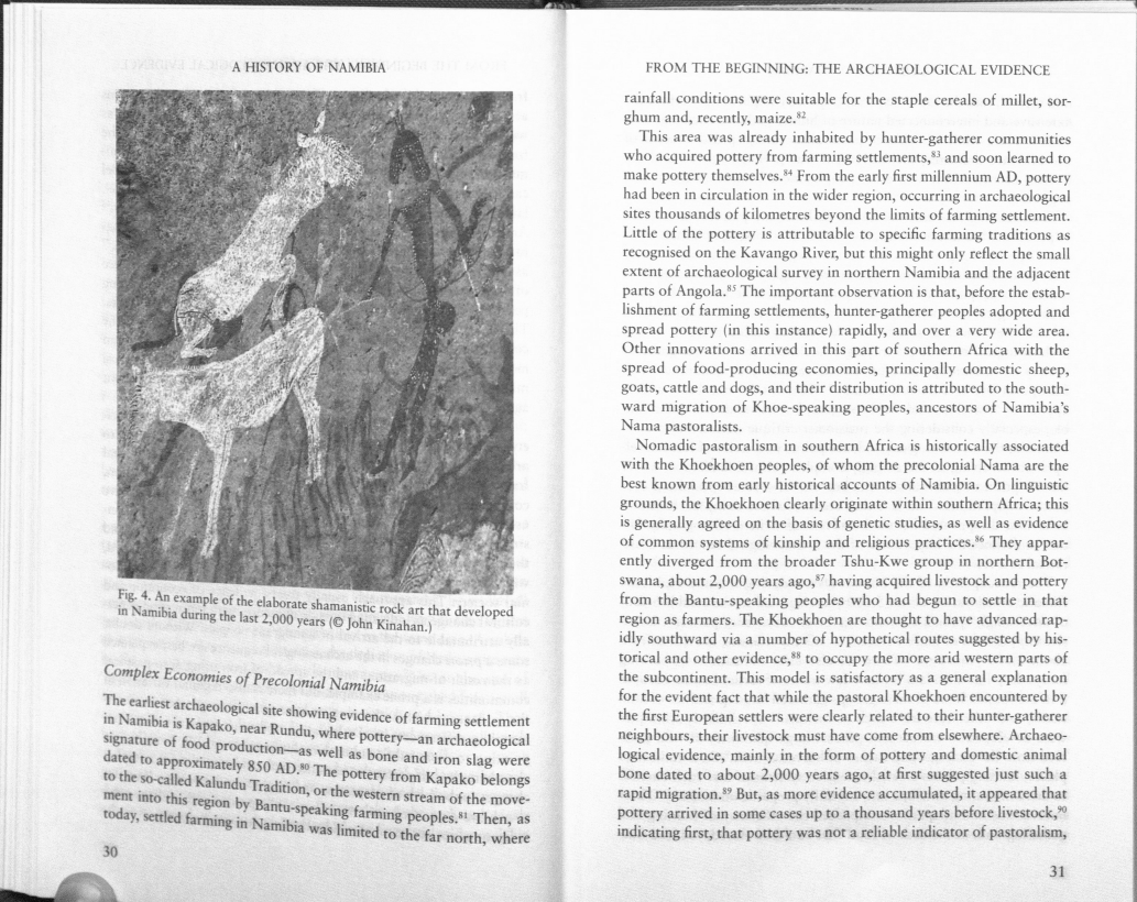 Chronological archaeological sequence of Namibia from possible Pleistocene pebble tools to Holocene farming and metallurgy